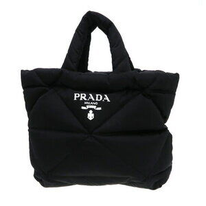 Prada Re Nylon Saffiano Tote Black